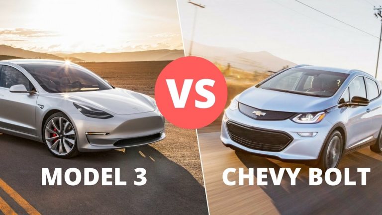 Сравнение электромобилей: Tesla Model 3 против Chevy Bolt 2